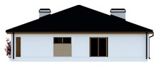 Проект дома с четырёхскатной крышей и гаражом на 2 машины