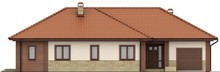 Симпатичный дом с многоскатной крышей