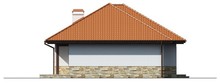 Проект одноэтажного коттеджа с многоскатной крышей