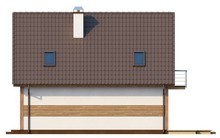 Проект дома балконом для узкого участка