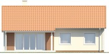 Проект небольшого одноэтажного дома с просторными помещениями
