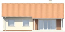 Проект небольшого одноэтажного дома с просторными помещениями
