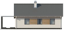 Современный дачный дом с большими окнами