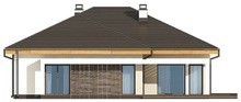 Проект одноэтажного дома с гаражом для 2-х машин