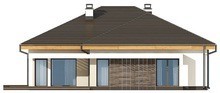 Проект одноэтажного дома с гаражом для 2-х машин