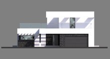 Жилой дом на два этажа в минималистическом стиле