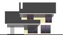 Привлекательный двухэтажный коттедж со встроенным гаражом