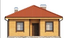 Интересный проект дачного дома с крытой террасой