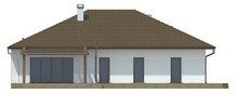 Проект удобного одноэтажного дома с гаражом для 2 автомобилей