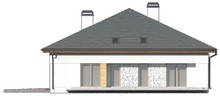 Проект дома с многоскатной крышей и мансардой свободной планировки
