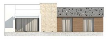 Красивый проект одноэтажного коттеджа с плоской крышей