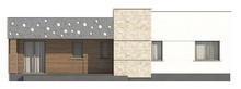 Красивый проект одноэтажного коттеджа с плоской крышей