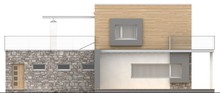 Проект ультрасовременного дома с террасой над гаражом