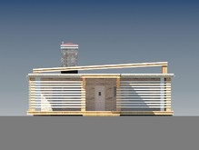 Проект модерновой дачи с плоской крышей