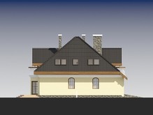Проект классического дома с двумя эркерами