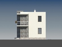 Проект современного дома с плоской кровлей