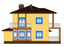 Комфортный загородный дом с гармоничным фасадом