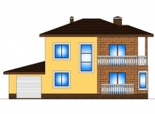 Комфортный загородный дом с гармоничным фасадом