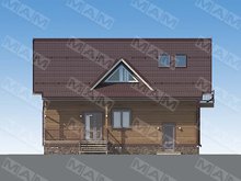 Проект жилого коттеджа площадью 220 m²