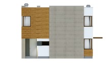Компактный проект современного дома хай-тек