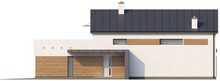 Современный просторный коттедж с террасой над гаражом