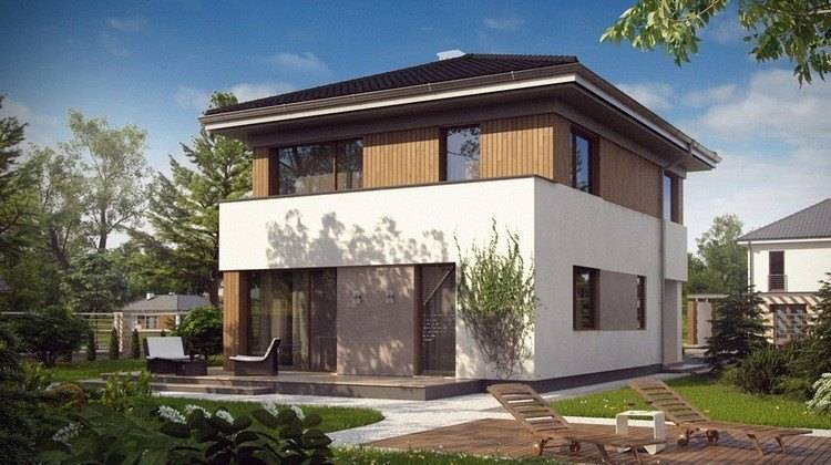 Компактный загородный дом с 3мя спальнями