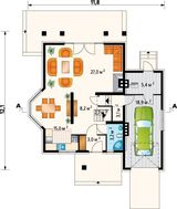 Красивый проект коттеджа 12 на 12