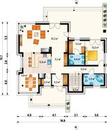 Симпатичный и практичный коттедж за городом с зоной для отдыха и площадью около 330 m²