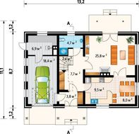 Проект виллы с красивым и строгим дизайном