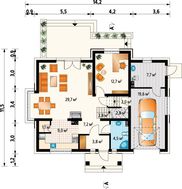 Загородный большой коттедж с гаражом и котельной