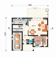 Проект загородного коттеджа с изысканным и лаконичным дизайном