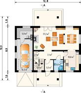 Проект коттеджа с мансардой 12 на 12 м