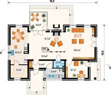 Красивый коттедж для комфортного проживания