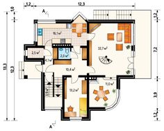 Жилой дом с гаражом и просторной террасой