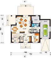 Восхитительный жилой дом с гаражом и террасой