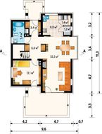 Восхитительный коттедж со стеклянным эркером