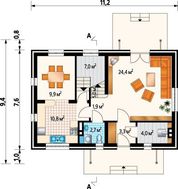 Уютный двухэтажный дом с классическим экстерьером