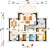 Великолепный загородный дом с мансардой