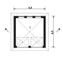 Проект гаража для двух автомобилей