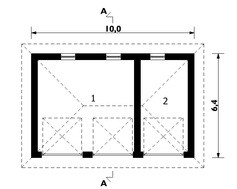Гараж для 3 автомобилей
