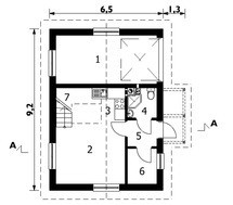 Гараж с чердачным жилым помещением