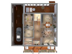 Просторный особняк в 256 кв. м с приятным экстерьером