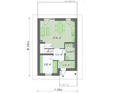 Проект небольшого загородного дома
