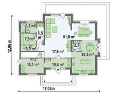 Проект представительной двухэтажной усадьбы