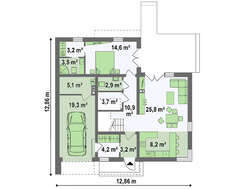 Модерновый проект с площадью до 150 m²