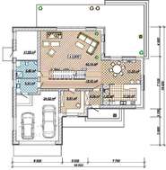 Светлая двухэтажная усадьба площадью 320 m²