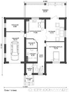 Небольшой привлекательный жилой дом на два этажа