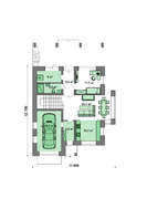 Архитектурный проект кирпичного дома с мансардой