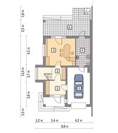 Современный таунхаус на две семьи
