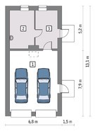 Кирпичный гараж на 2 авто